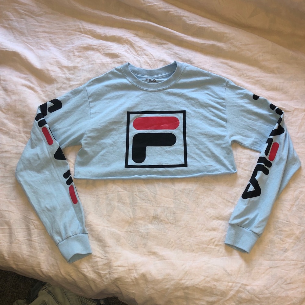 NEVER WORN FILA crop tee